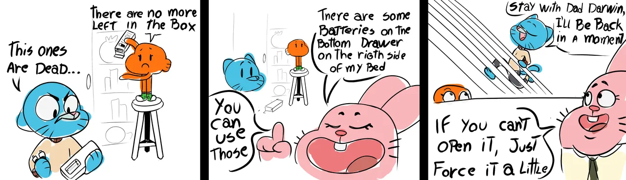 Gumball's Battery Mishap page 1 full