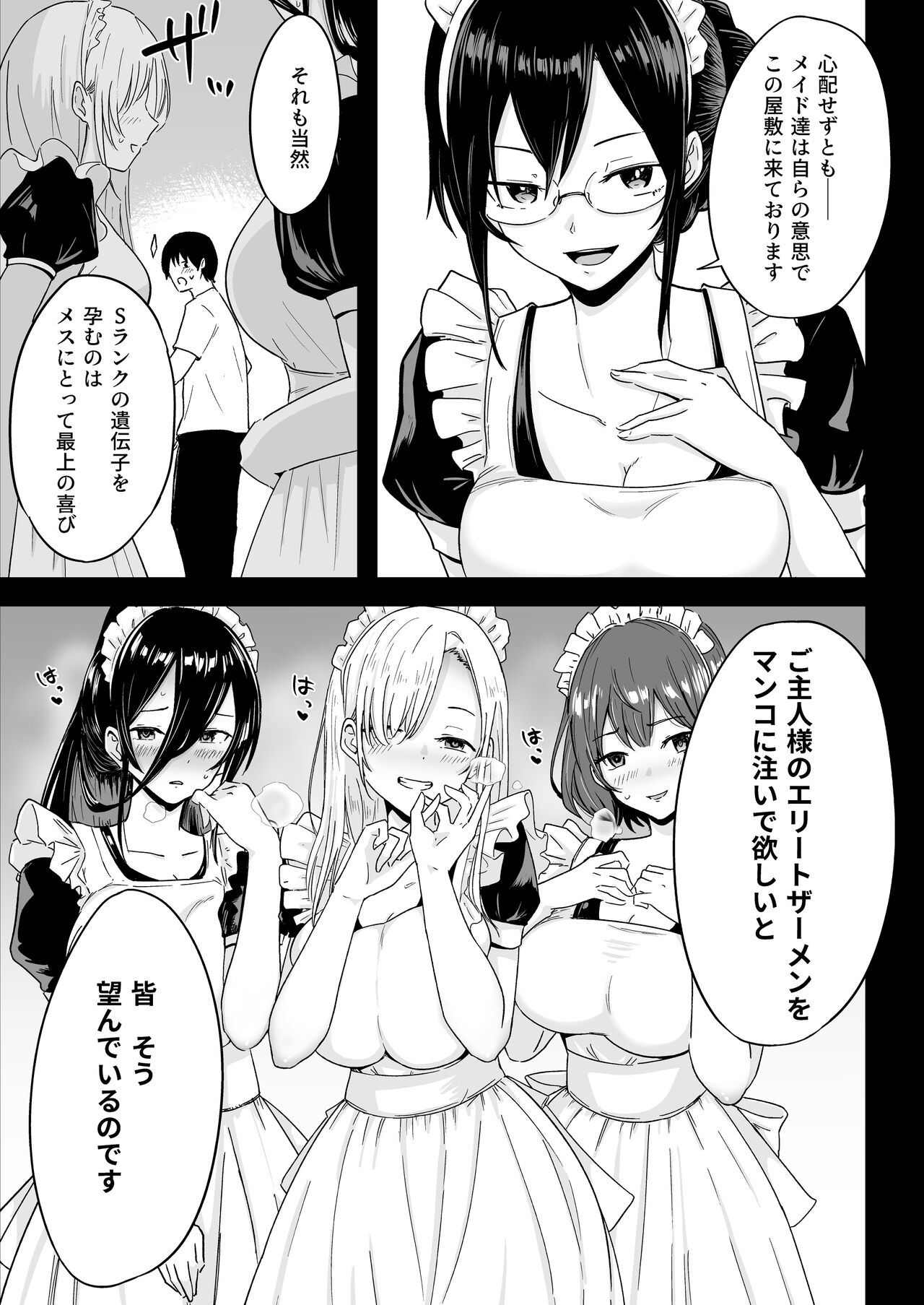 S Rank Idenshi Nintei sareta node, Yuushuu na Kodomo o Tsukurutame Maid ni Nakadashi shite Ninshin sareru Hanashi. page 10 full