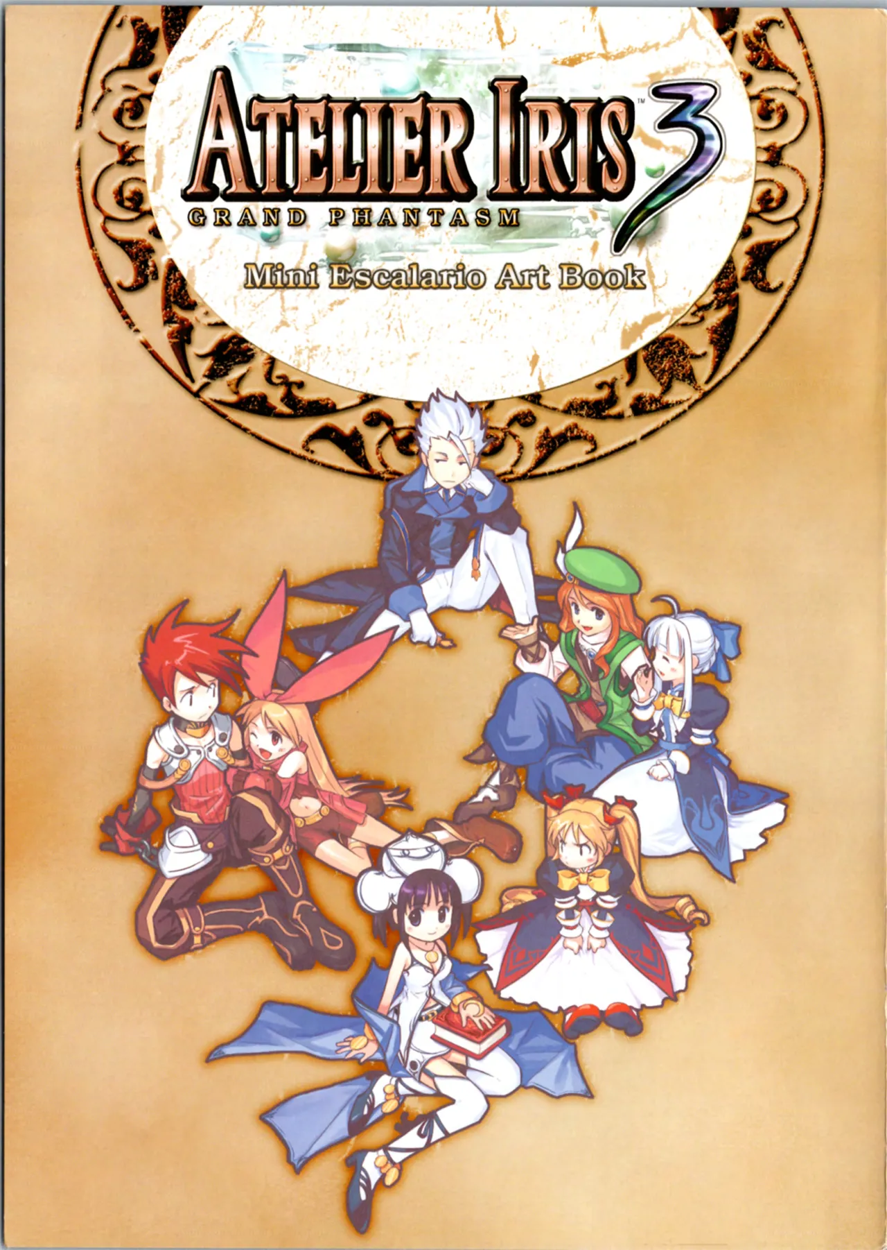 Atelier Iris 3 Grand Phantasm Mini Escalario Art Book Ultra Rare PS2 Playstation page 2 full
