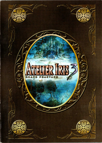 Atelier Iris 3 Grand Phantasm Mini Escalario Art Book Ultra Rare PS2 Playstation cover