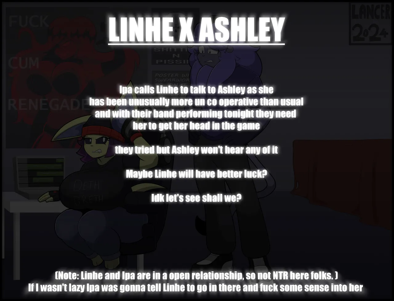 Linhe x Ashley: Working Things Out page 1 full
