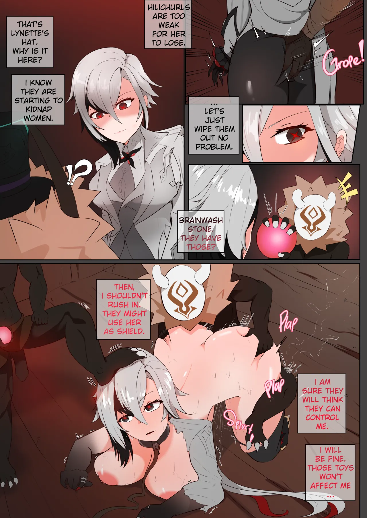 There's no way a harbinger become Hilichurl's sex slave, right? page 1 full