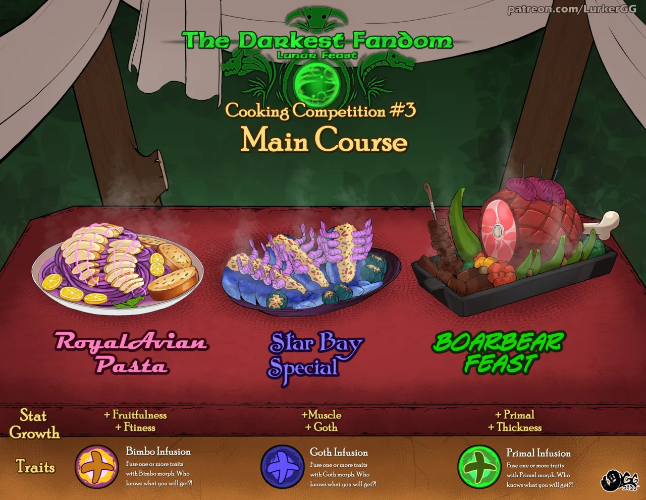 Darkest Fandom Lunar Feast, Growth Adventure page 8 full