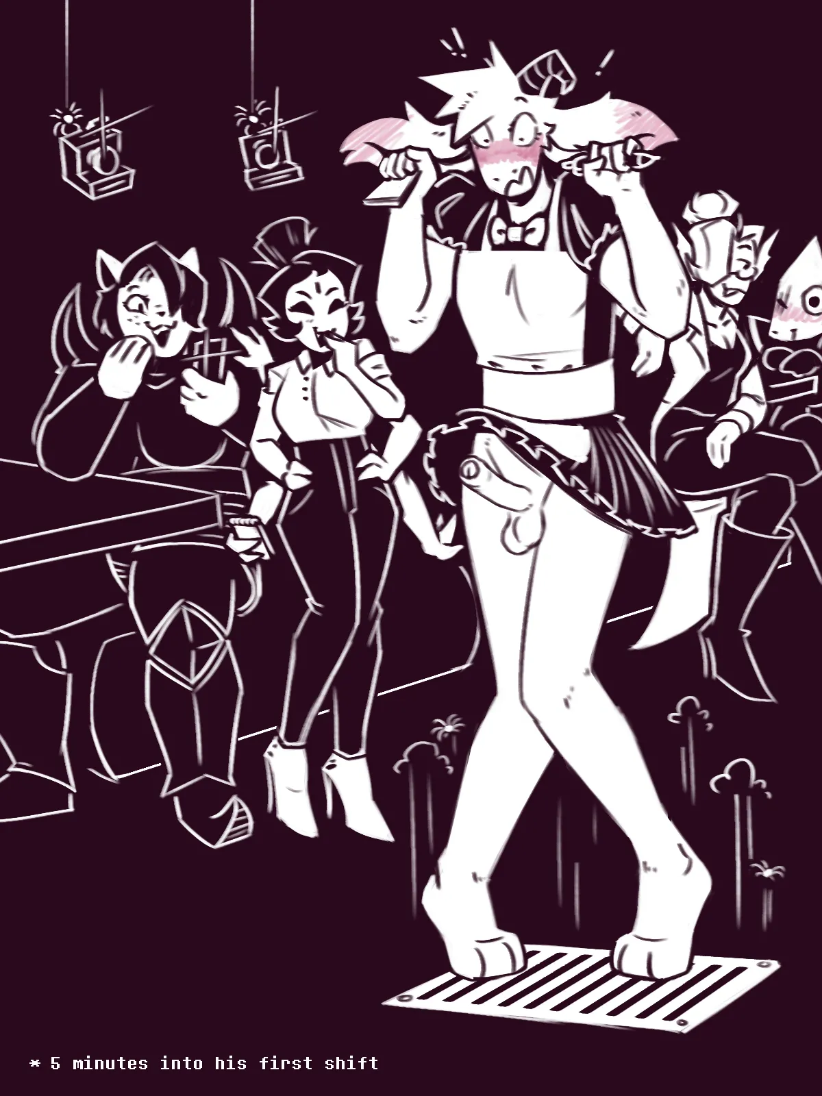 Asriel Dreemur Maid + Extras page 3 full