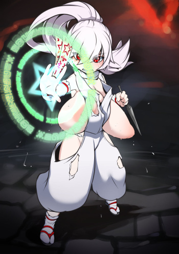 Albino kunoichi shrine maiden in trouble! cover