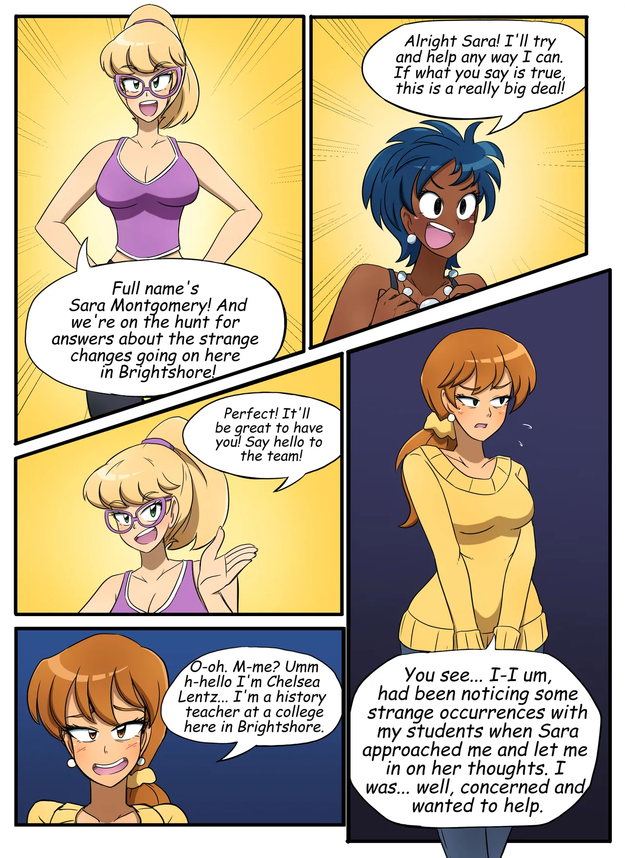 The Secret of Brightshore page 5 full