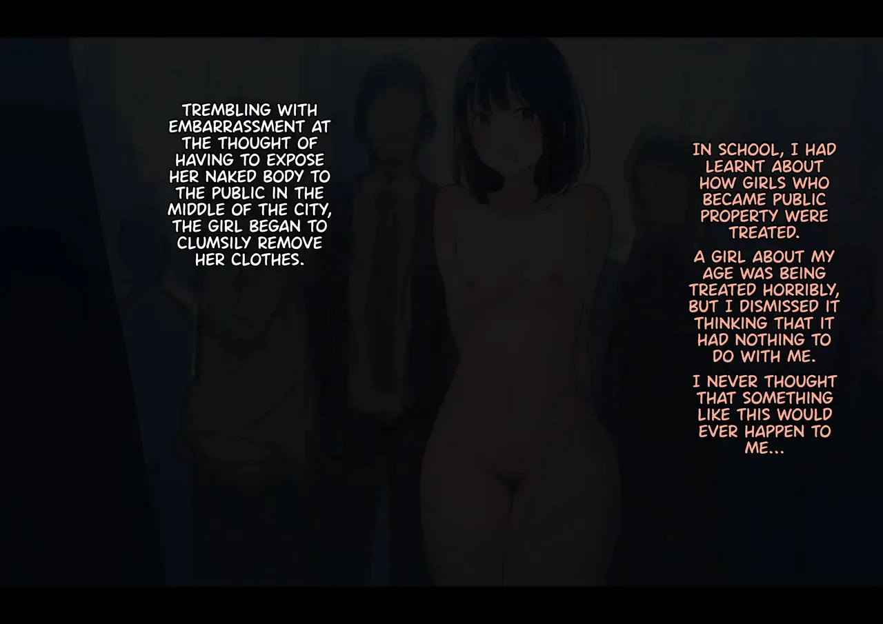 Kouyuubutsu Shoujo ~Kuni kara Jinken o Hakudatsu Saremono to Shite Atsukawareru Onnanoko no Hanashi~ | Public Property Girls ~A story about a girl deprived of her human rights by the state and treated as an object~ page 6 full