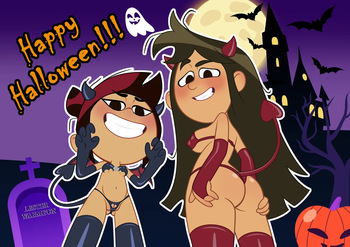 Molly and Libby's Halloween cover