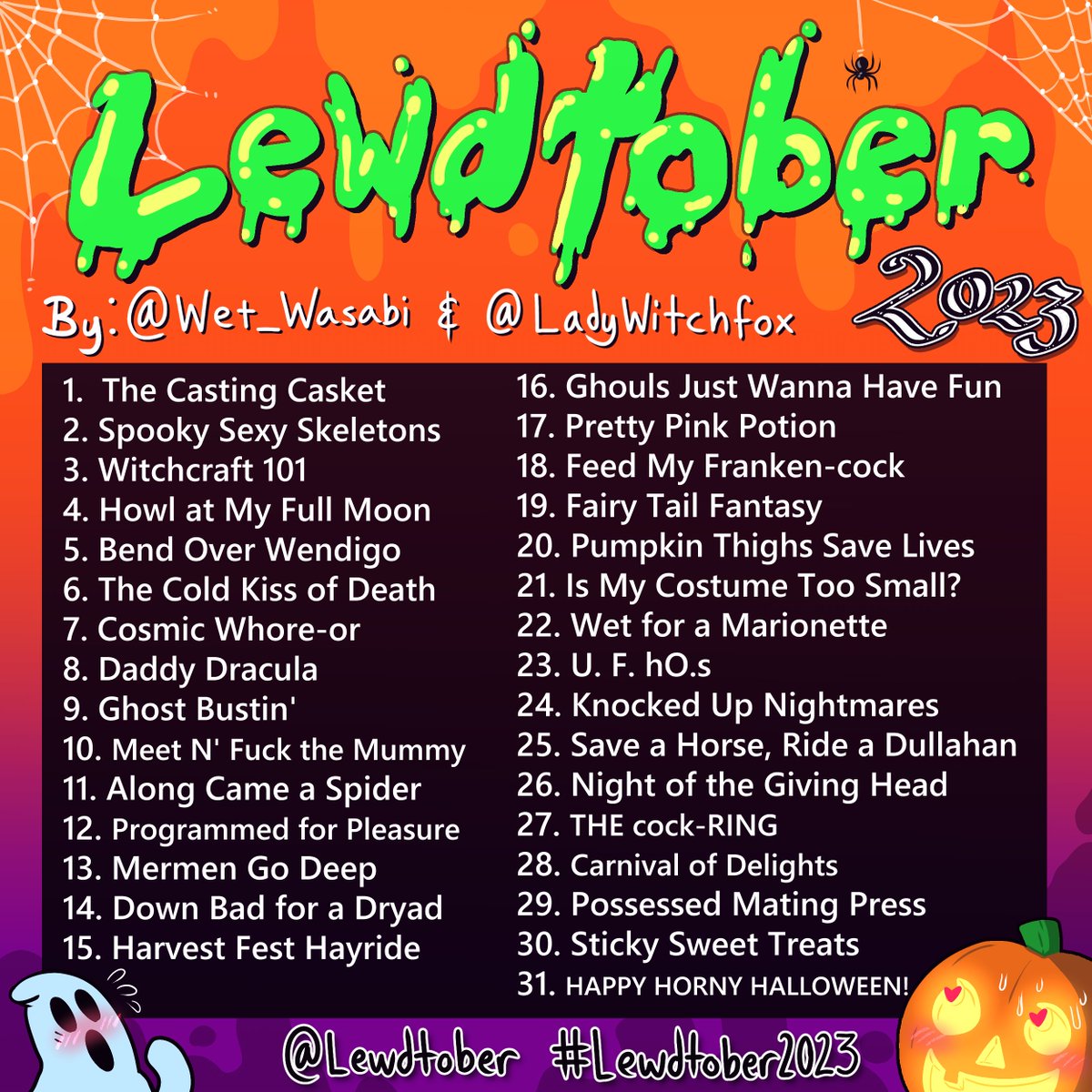Lewdtober 2023 page 1 full