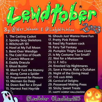Lewdtober 2023 cover
