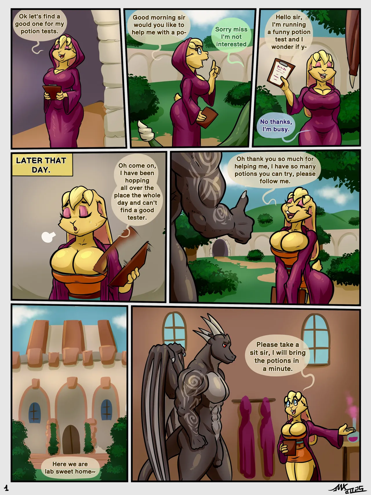 Potion Tests page 1 full