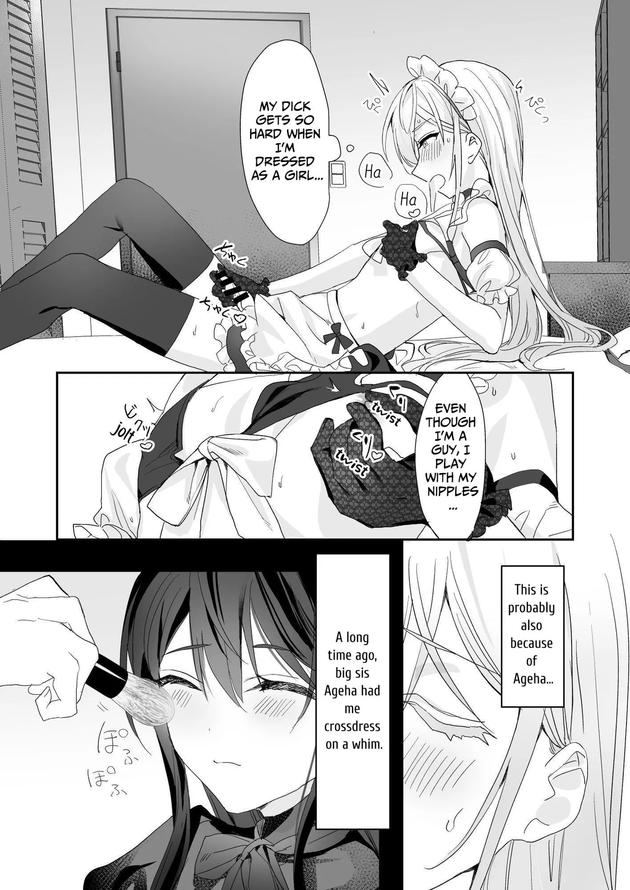 Josou Shounen to Ama Seme Onee-san | Crossdressing Guy and Sweetly Aggressive Woman page 6 full