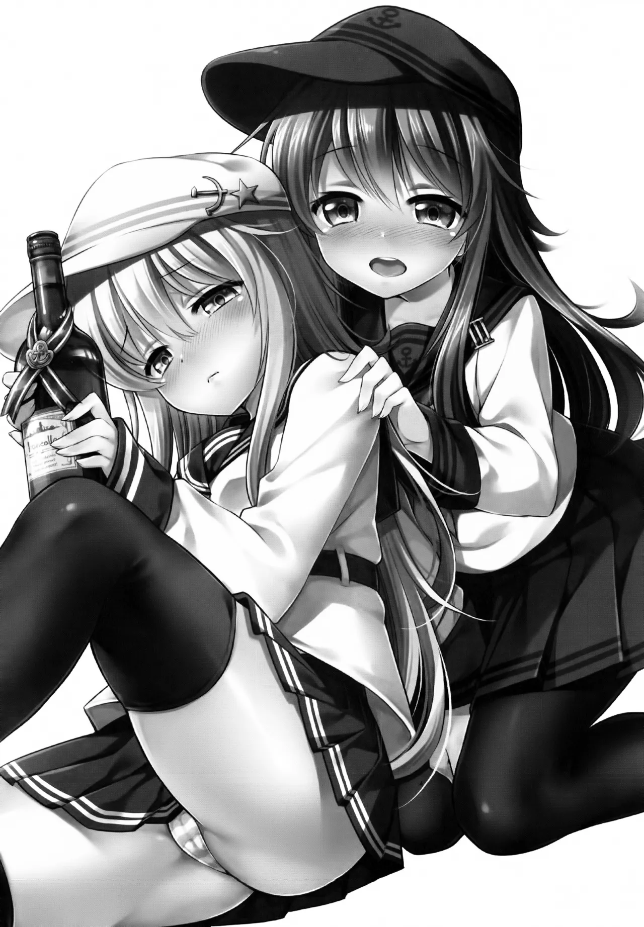 Horoyoi Akatsuki Hibiki-chan to Hitobanjuu. | A Whole Night of Typsy Play with Akatsuki and Hibiki-chan. page 2 full