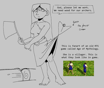 Age of Mythology Villager cover