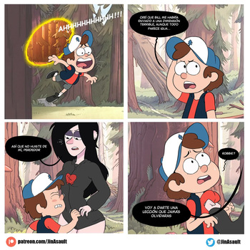 Gravity falls en algún universo paralelo cover