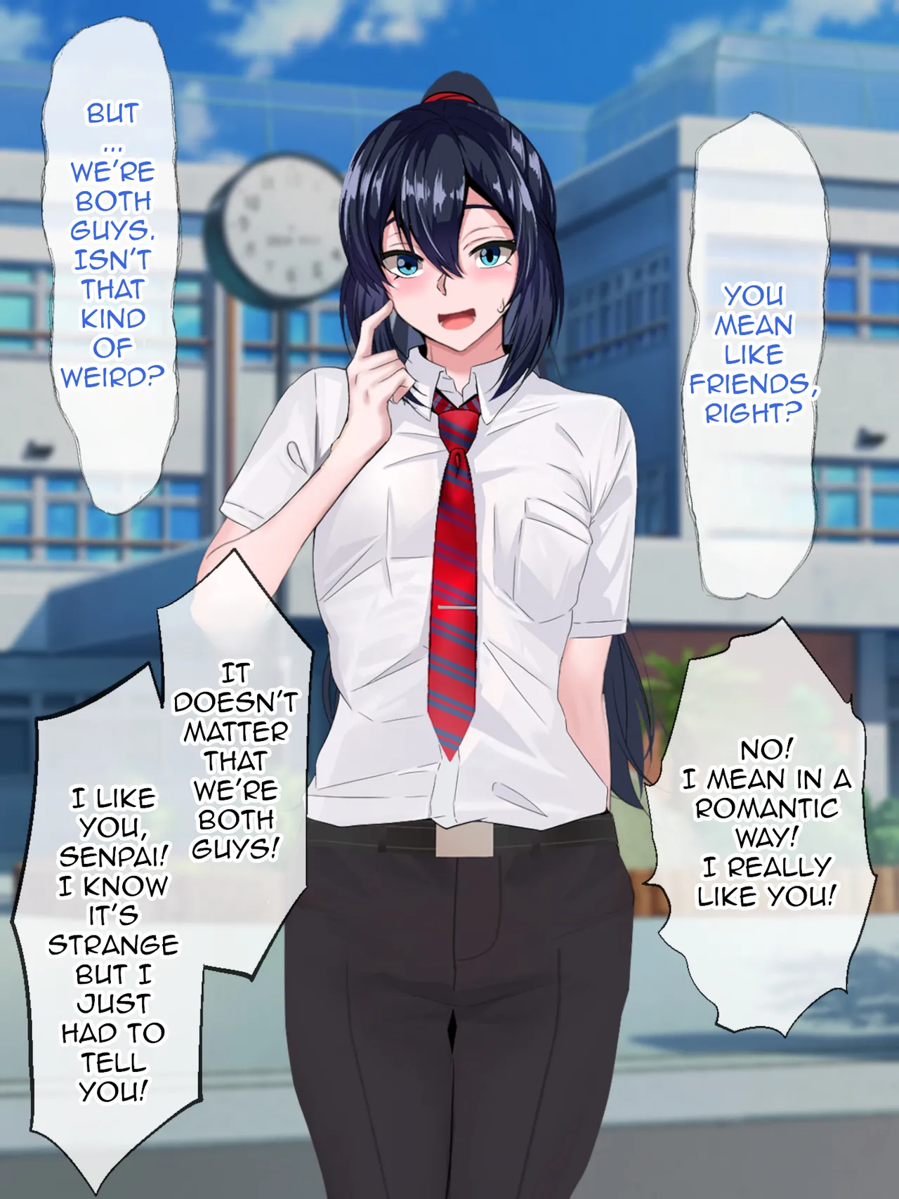 Ijime Kara Tasuketekureta Senpai ga, Ijime no Shuhan ni Mesu Ochisase Tareru Hanashi page 10 full