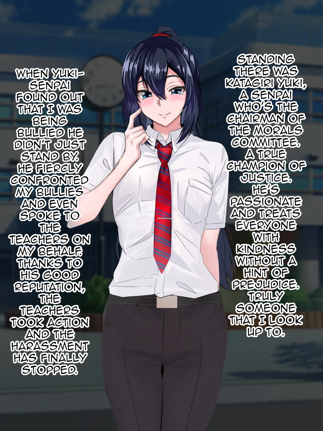 Ijime Kara Tasuketekureta Senpai ga, Ijime no Shuhan ni Mesu Ochisase Tareru Hanashi page 5 full