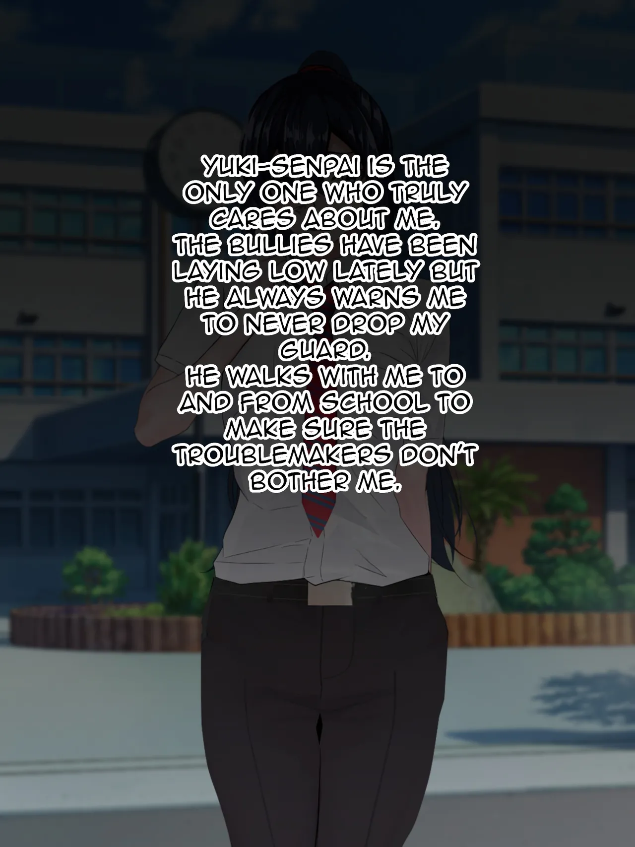 Ijime Kara Tasuketekureta Senpai ga, Ijime no Shuhan ni Mesu Ochisase Tareru Hanashi page 6 full