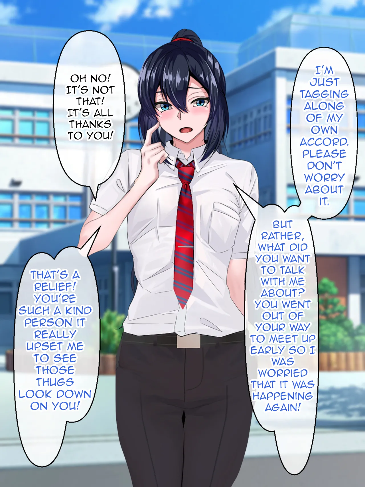 Ijime Kara Tasuketekureta Senpai ga, Ijime no Shuhan ni Mesu Ochisase Tareru Hanashi page 7 full