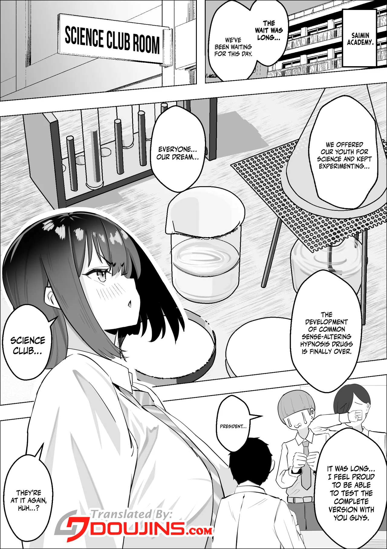 Saiminyaku -Shojo no Fuuki Iin o Yaritai Houdai | Hypnosis Drug -Doing As You Please With The Virgin Disciplinary Committee Member- page 3 full