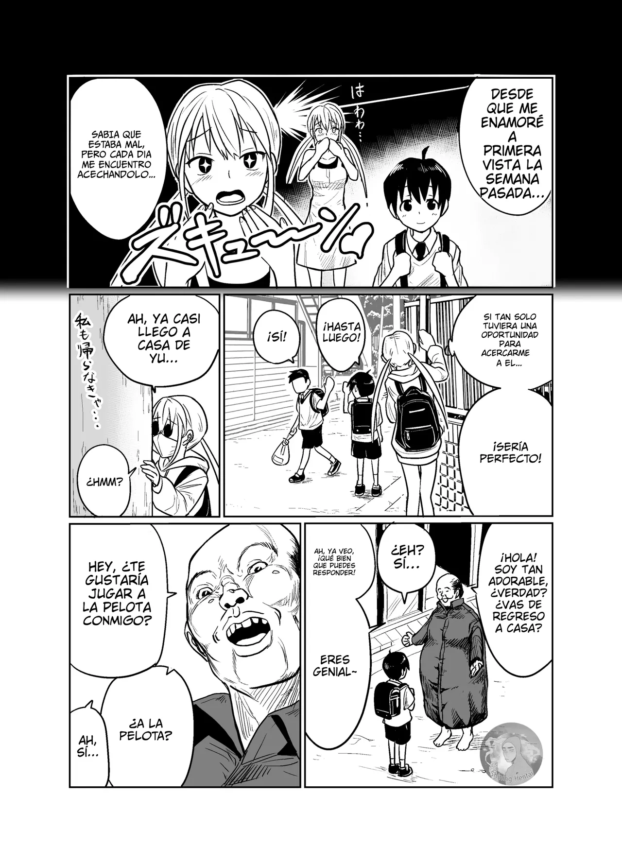 Un chico joven y una chica Acosadora page 3 full