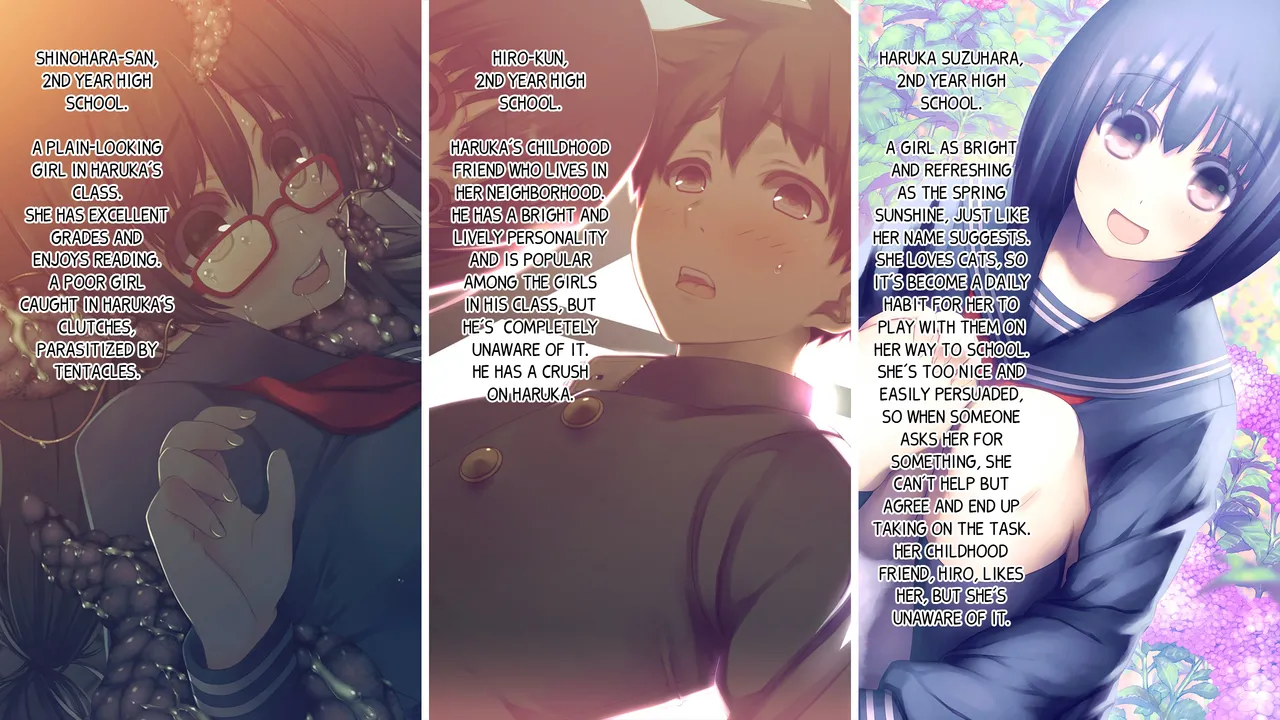 Shokushu Chuudoku ~Hentai Shokushu ni Kairaku Sennou Sarete Kyouki ni Ochiteyuku Shoujo~ | Parasite Addiction ~A Girl Being Brainwashed by Perverted Tentacles, Descending into Darkness~ page 2 full