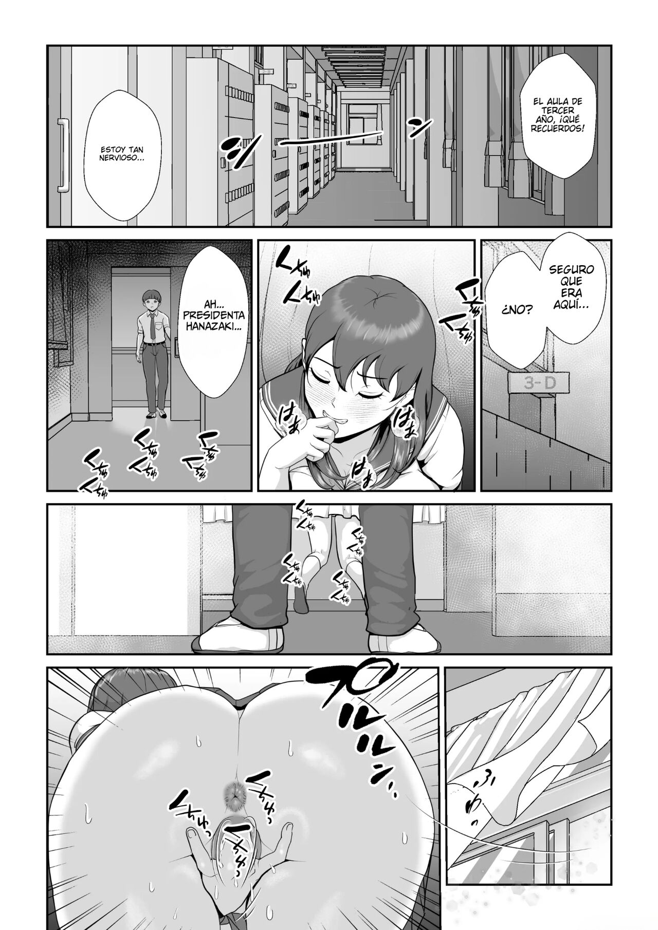 Hanasaki Seitokaichou wa Boku no Seishi o Neratteru | Hanazaki, la presidenta del consejo estudiantil ¡Quiere mi semen! page 5 full