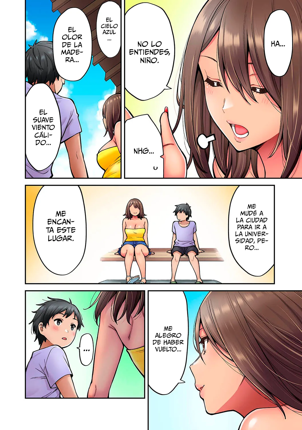 Akogare no Nee-chan ga Gal ni Natte Kaette Kita Natsuyasumi Ch. 6 page 3 full