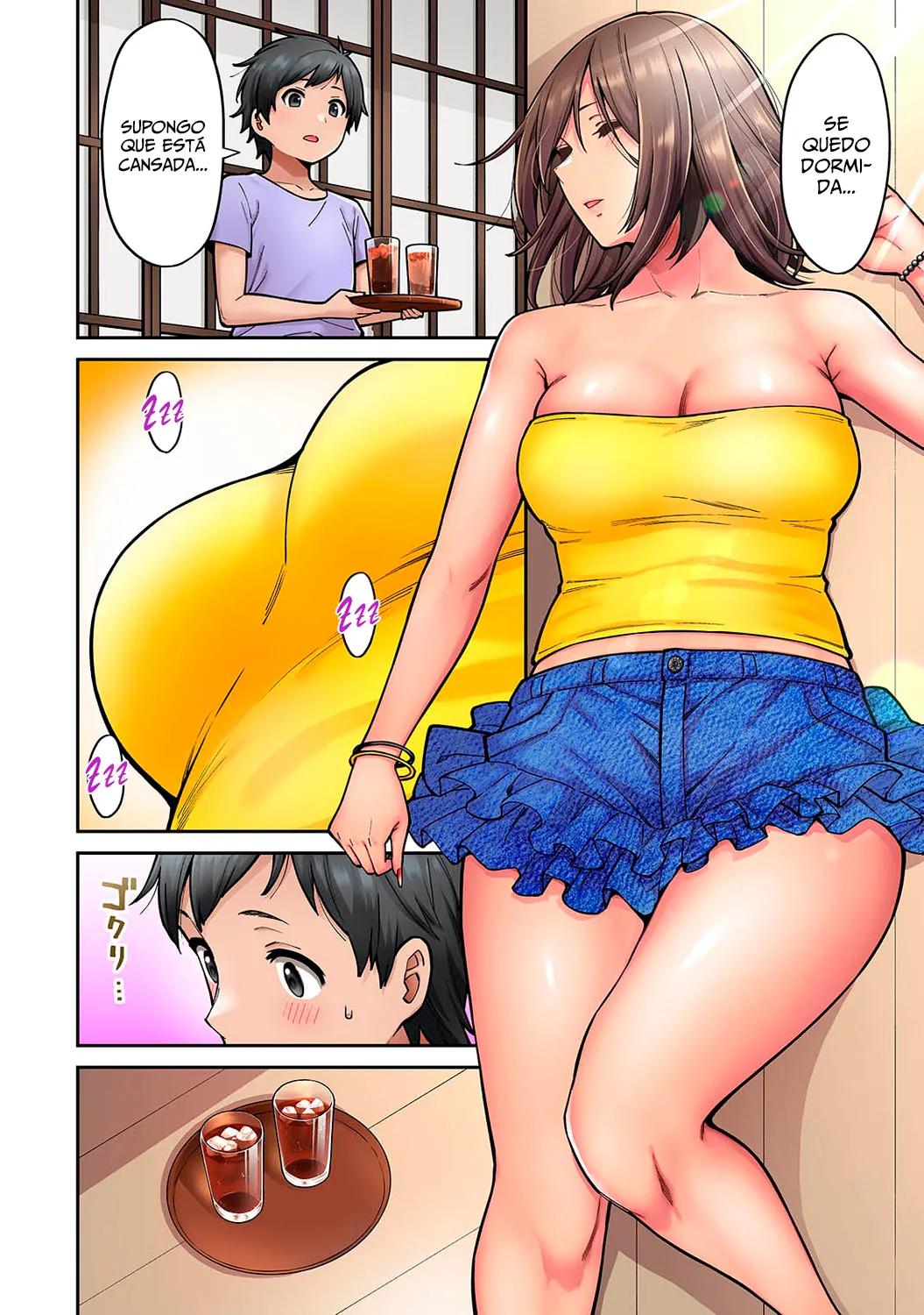 Akogare no Nee-chan ga Gal ni Natte Kaette Kita Natsuyasumi Ch. 6 page 5 full