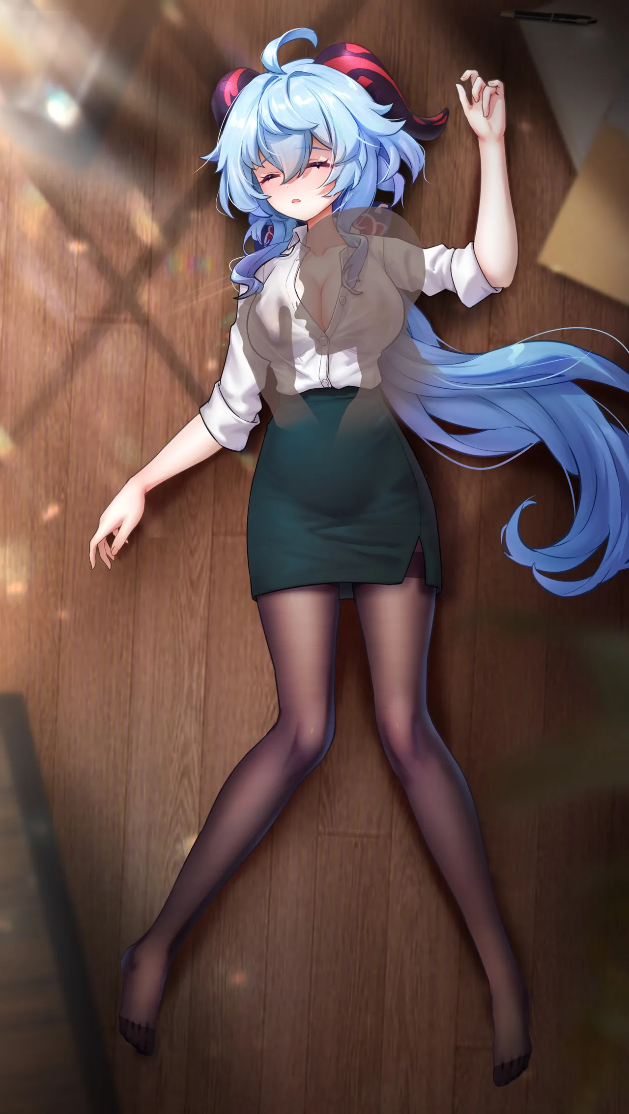 晕倒在办公室的ol甘雨 page 3 full