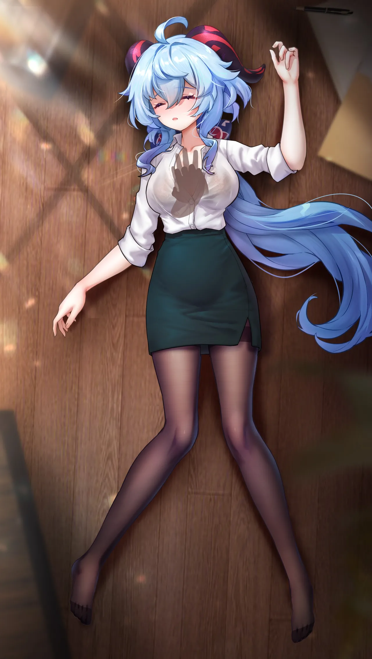 晕倒在办公室的ol甘雨 page 4 full