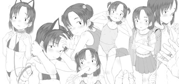 kubiwa to auta to onna no ko sirokuro irasuto matome cover