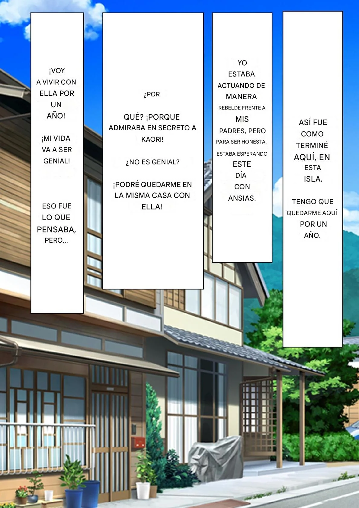 Mob Danshi no Ore ga 100-nin Haramaseru made Deru Koto no Dekinai Kozukuri Shima ni Hikkoshita Kekka | No Puedo Irme de Esta Isla Hasta que Tenga 100 Chicas Embarazadas page 5 full