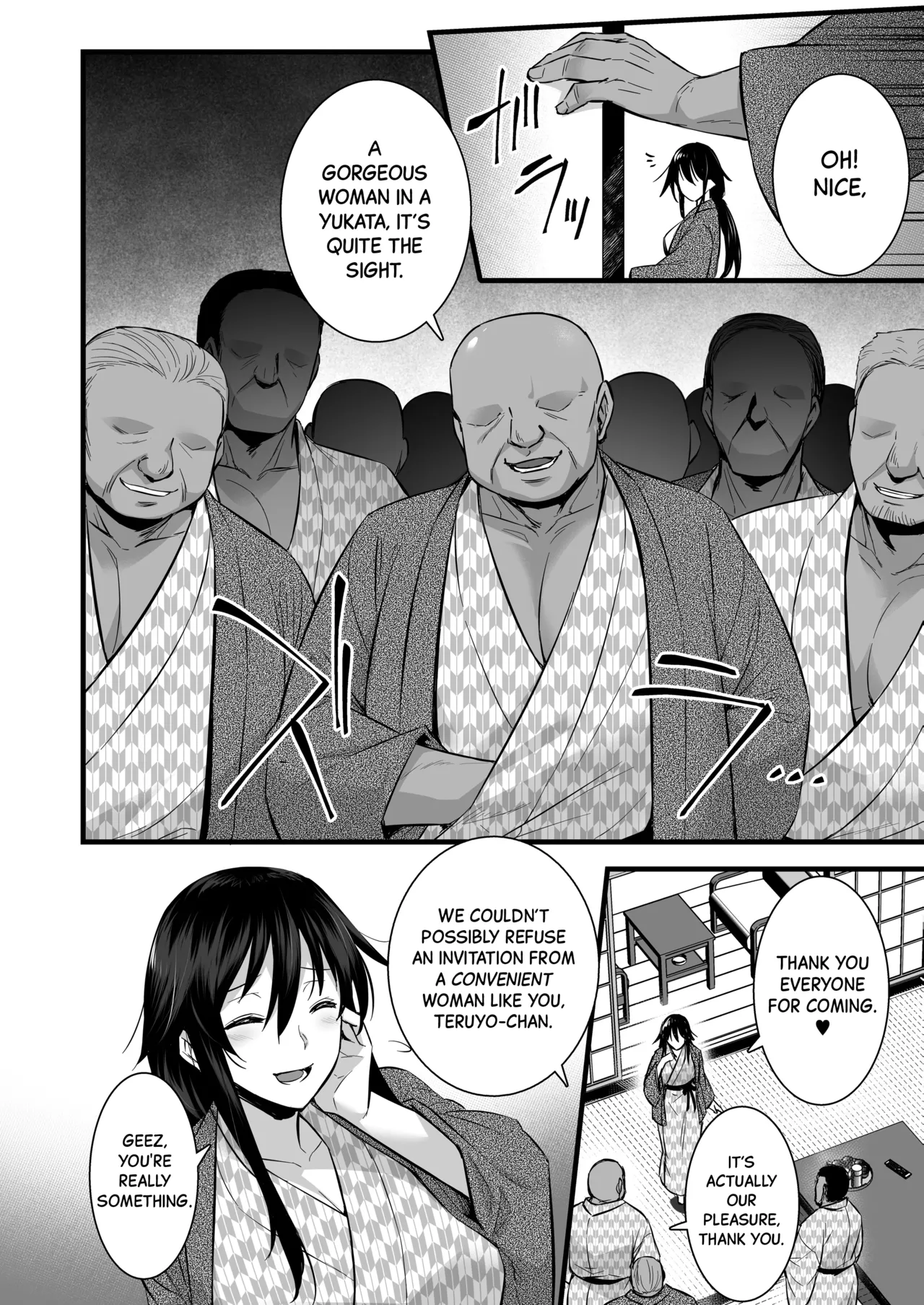 Rental Tanetsuke Oji-san 6 ~Tanetsuke Oji-san-tachi to Iku! Yari Makuri Nakadashi Rankou Onsen Ryokou~ page 7 full