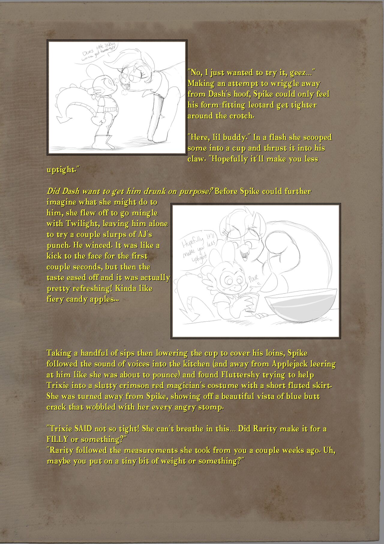 Spike's Nightmare Night Fright page 8 full