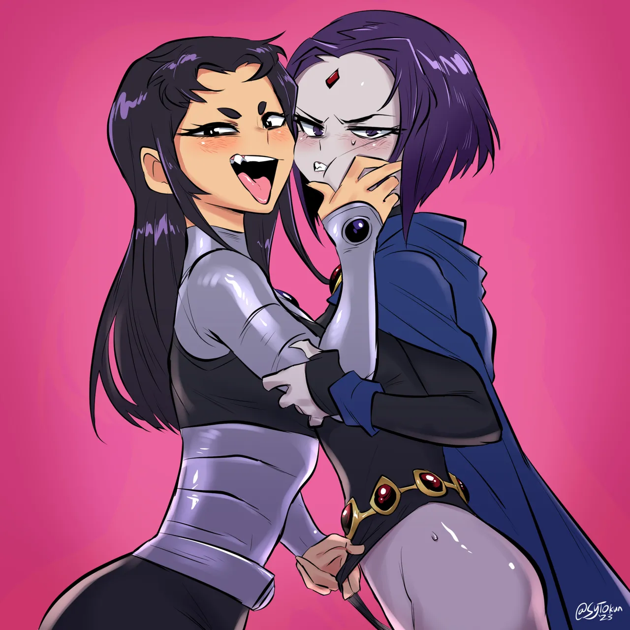 Raven x Blackfire x Jinx page 1 full