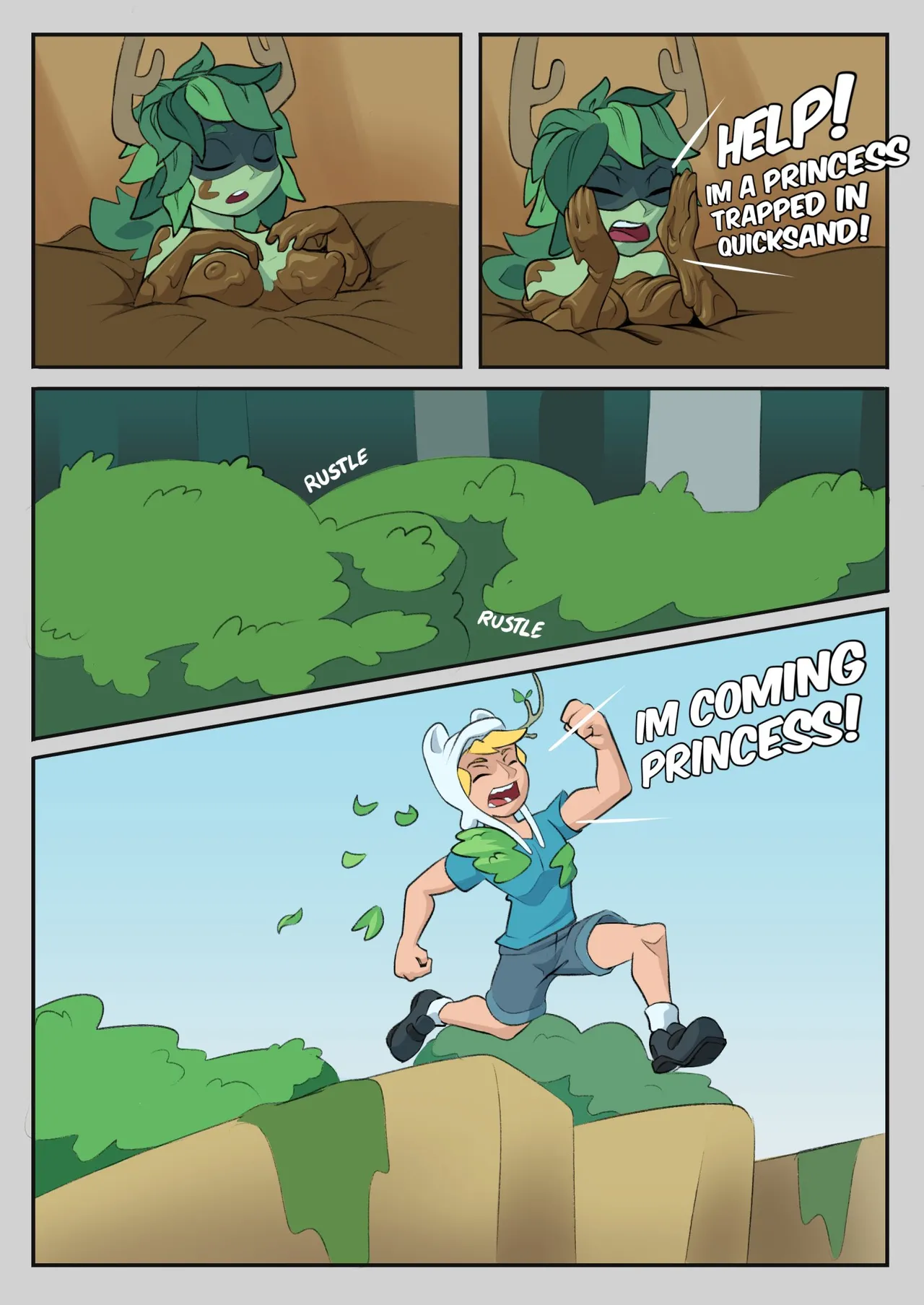 The Huntress Wizard Comic page 2 full