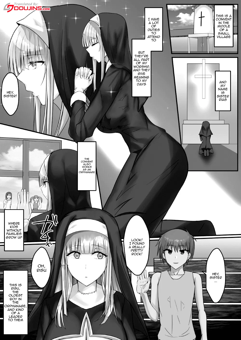 Kinpatsu Seiso Sister, Ochiru | The Blonde Pure Sister Falls page 2 full
