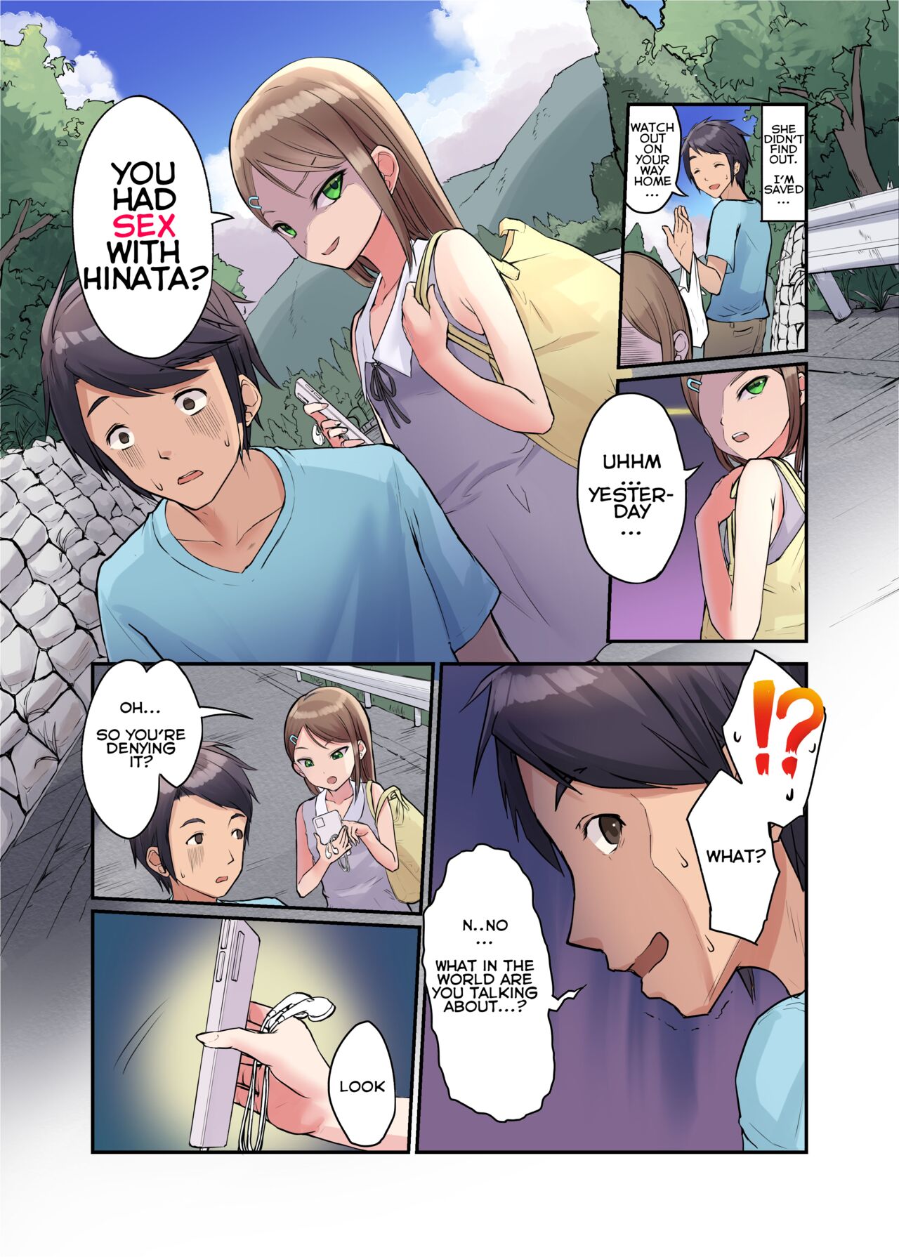 Inaka Shoujo to Asobou 3 ~Odosare Aokan Hen~ | Let's play with a Country Girl 3: Outdoor Blackmail Sex Edition page 4 full