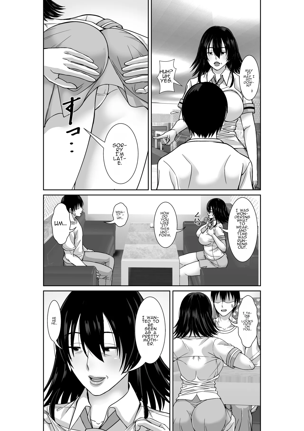 20-nen-buri ni Saikai Shita Haha ga Yuuwaku Shite Kuru page 3 full
