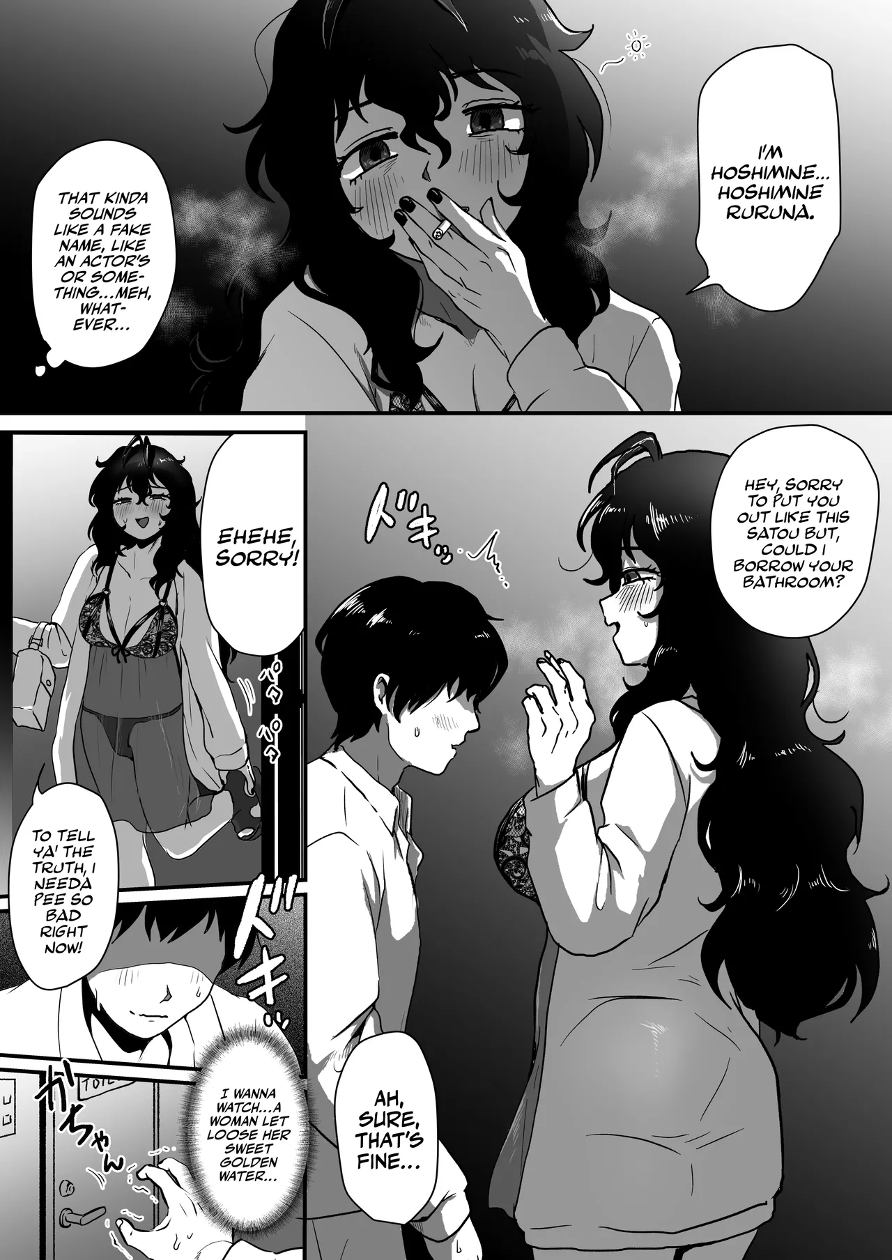Tonari no Downer-kei Arafour Newhalf | My Next Door Neighbour Is a 40-something Gloomy Newhalf... page 5 full