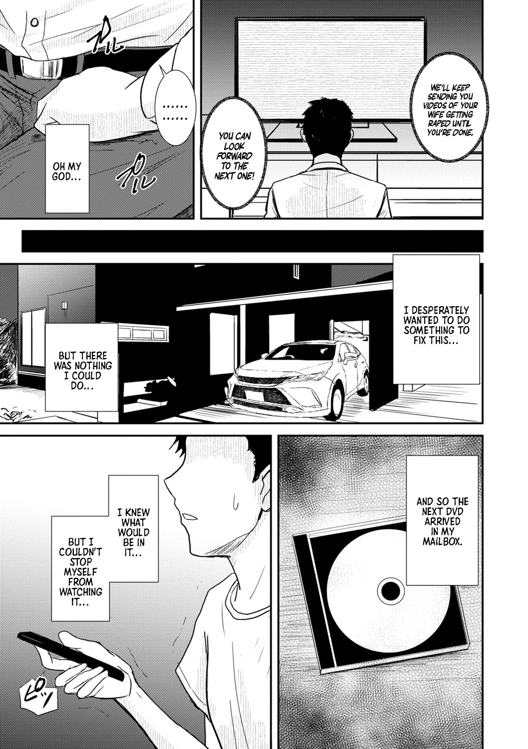 Yuukai Sareta Video no Naka no Tsuma wa Ore ga Shiru Yori Midara Datta... | My Kidnapped Wife in the Video Was Sluttier Than I Ever Knew   =TB= page 7 full
