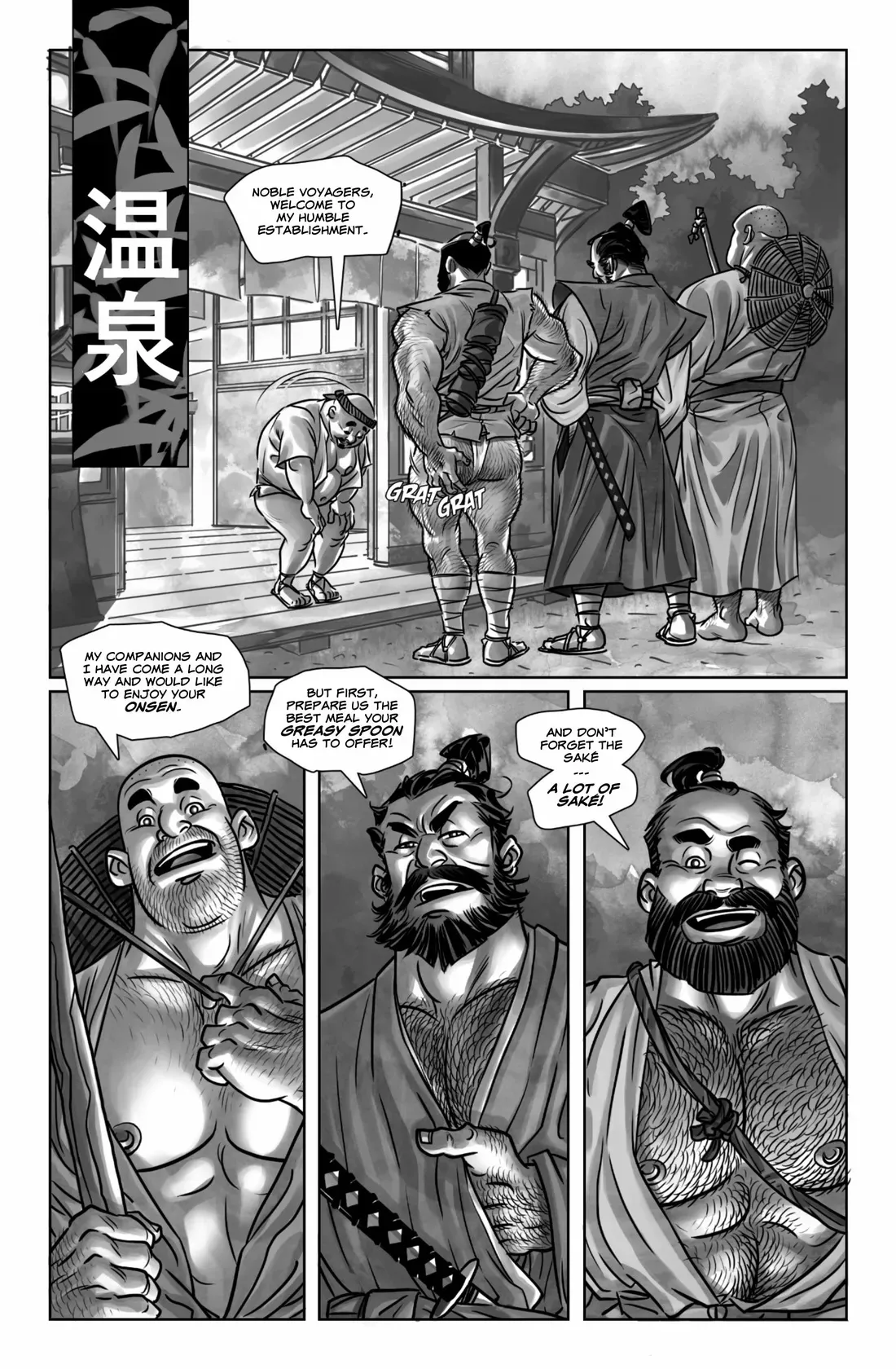 3 stooges in the Edo era – Onsen page 3 full