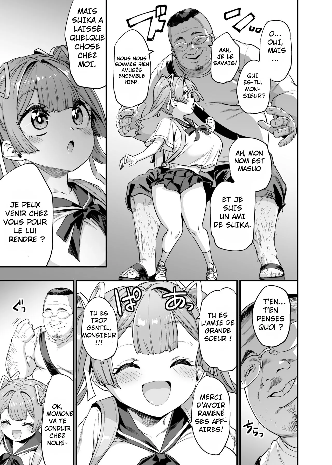 Paihame Kazoku #2 Momone Aiiku |  la famille aux mamelons baisables #2 l'education sexuelle de momone page 6 full