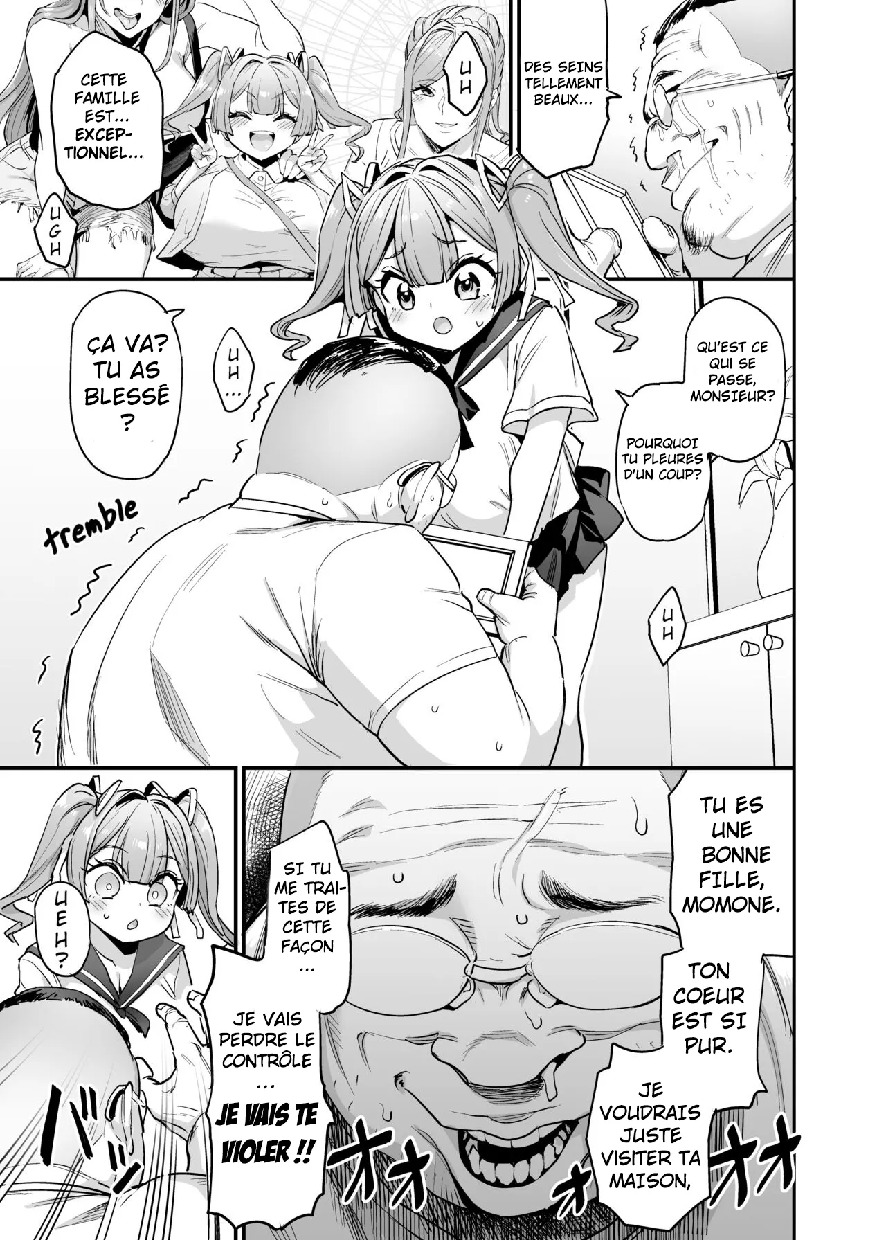 Paihame Kazoku #2 Momone Aiiku |  la famille aux mamelons baisables #2 l'education sexuelle de momone page 8 full