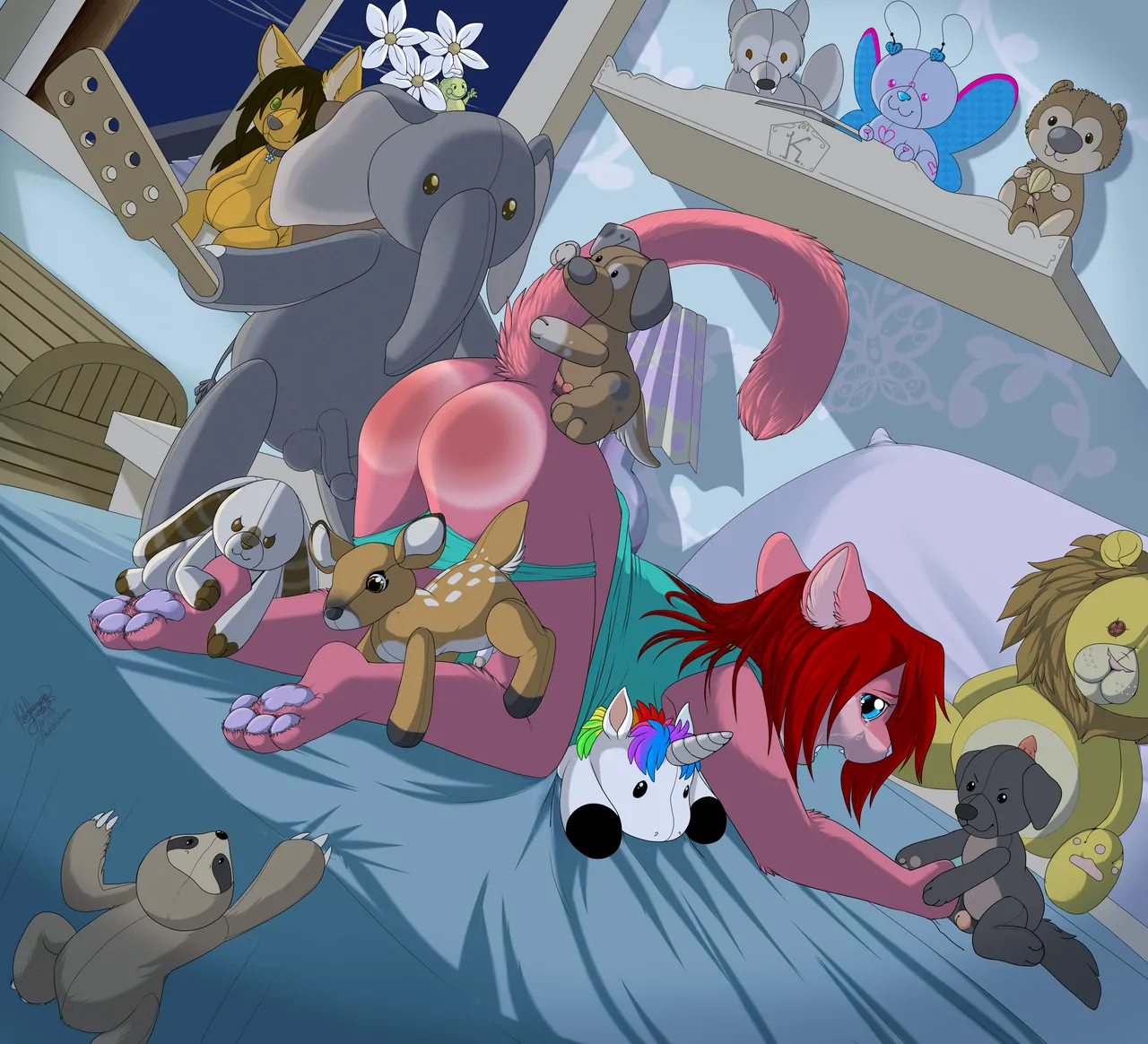 Artist: LobaDeLaLuna Spanking page 5 full