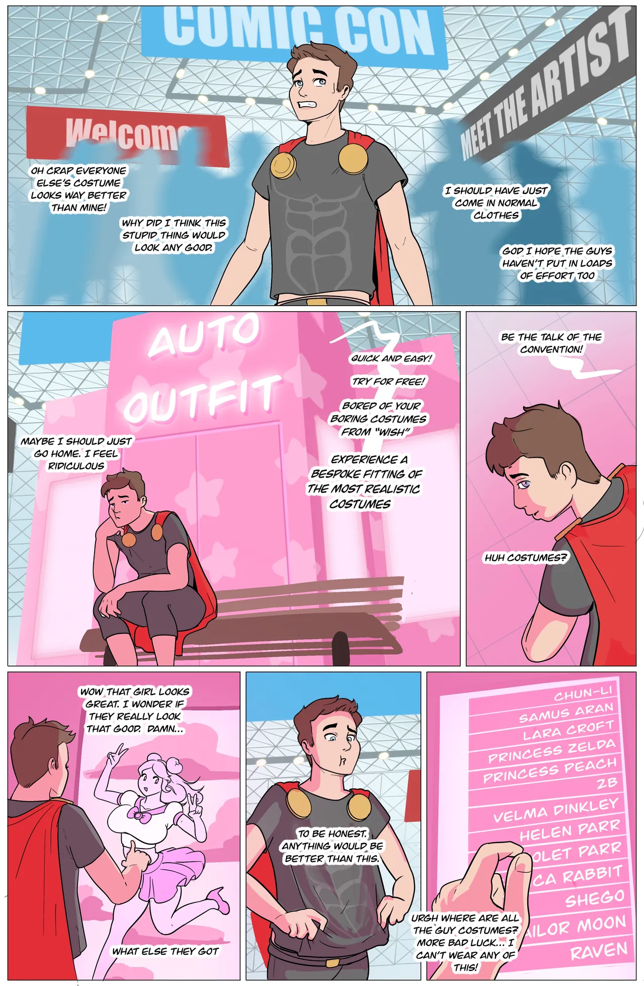Comic Con Autocloset page 1 full