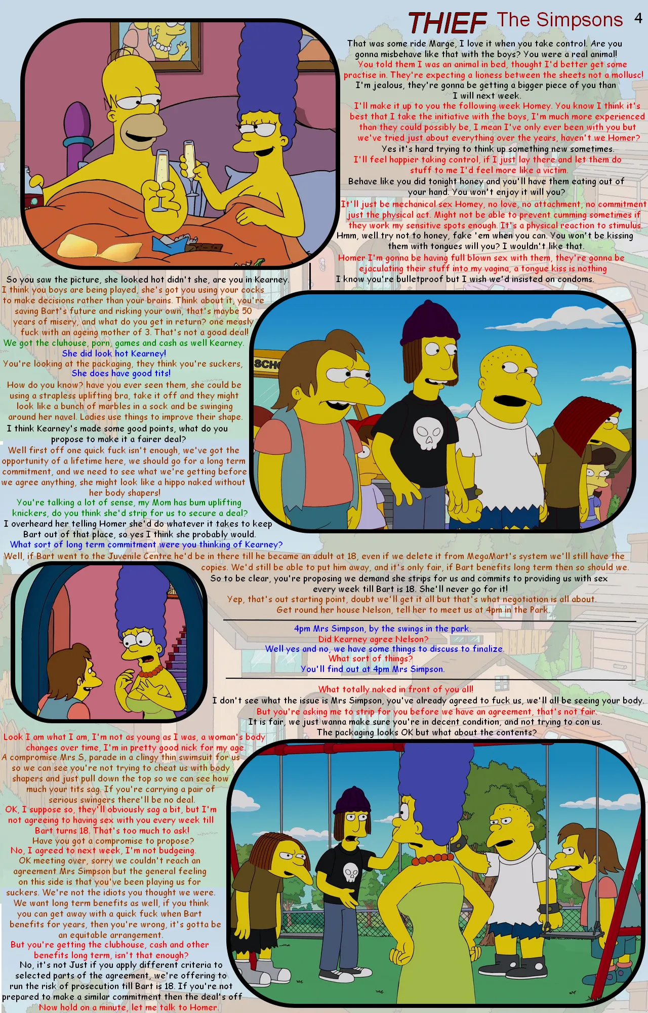 Thief / The Simpsons page 5 full