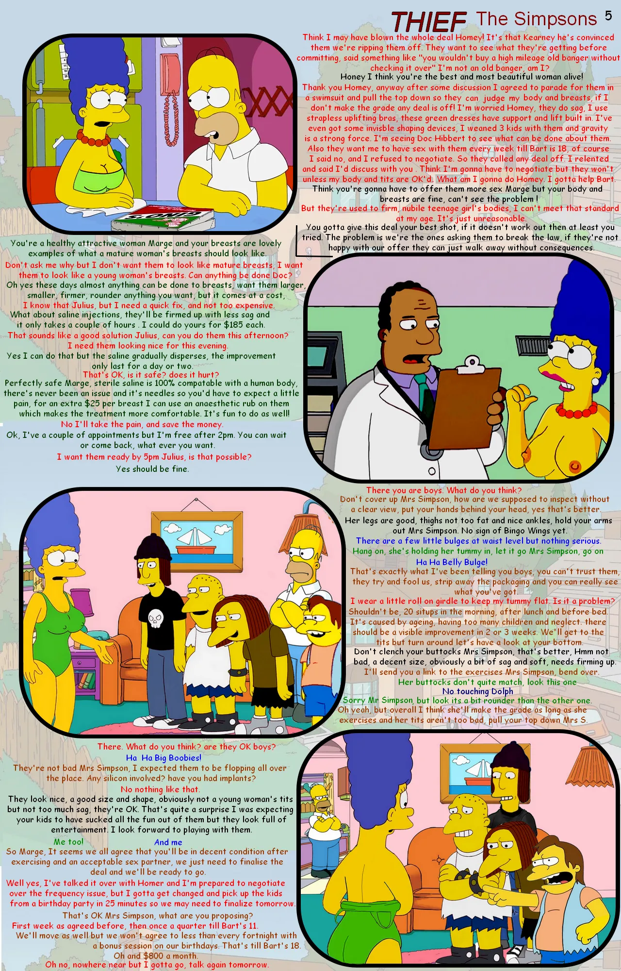 Thief / The Simpsons page 6 full