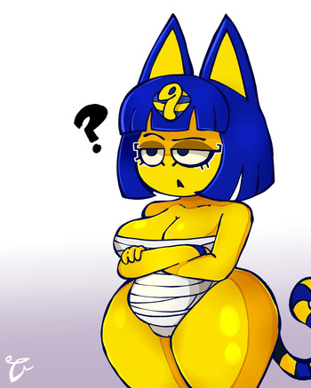 Ankha's new friend / El nuevo amigo de Ankha cover
